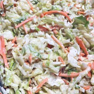 Easy Keto Coleslaw low carb