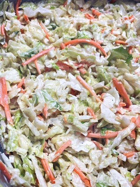 Easy Keto Coleslaw low carb