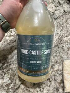 Castile Soap natural hand soap